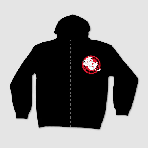 Chippy Cat Zip Hoodie - Unisex