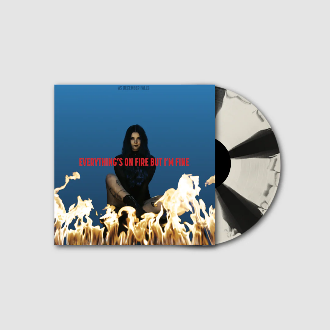 Everything's On Fire But I'm Fine - Limited Edition White and Black Vinyl (US)